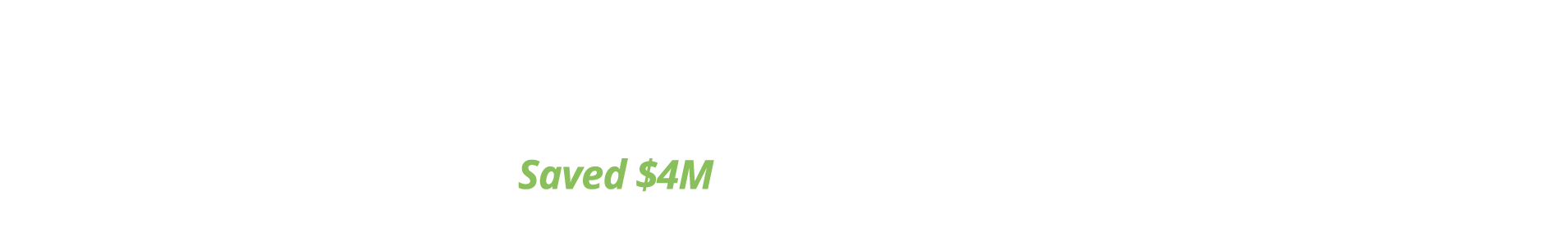 Ping Saved $4 million